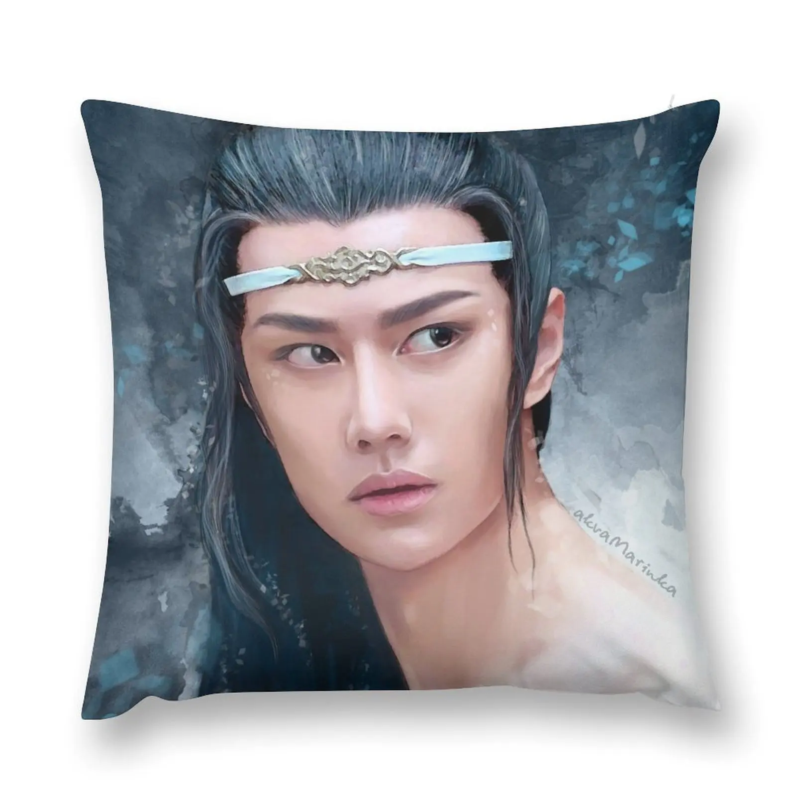 The Untamed. Lan Zhan Throw Pillow autumn pillowcase Pillowcases Bed Cushions pillow