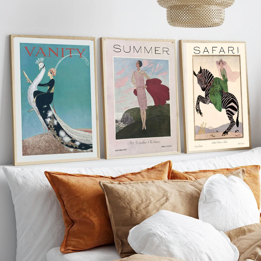 Plakat z okładką magazynu vint – Vintage Fashion Magazine Covers recenzja i cena