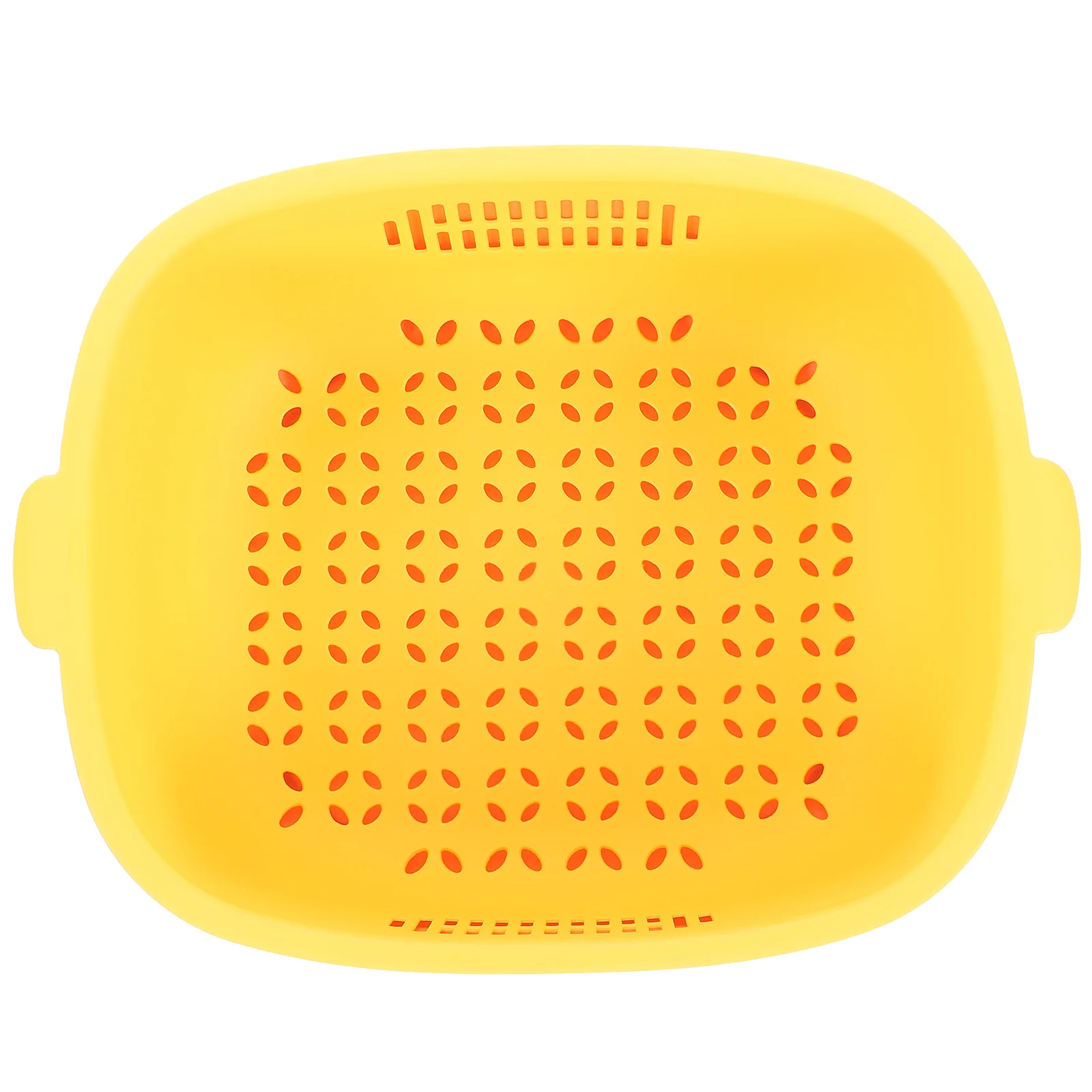 

Draining Basket Double Layer Pink Large Capacity Fruit Washing Basket Kitchen Household Plastic perforated Storage Baskets