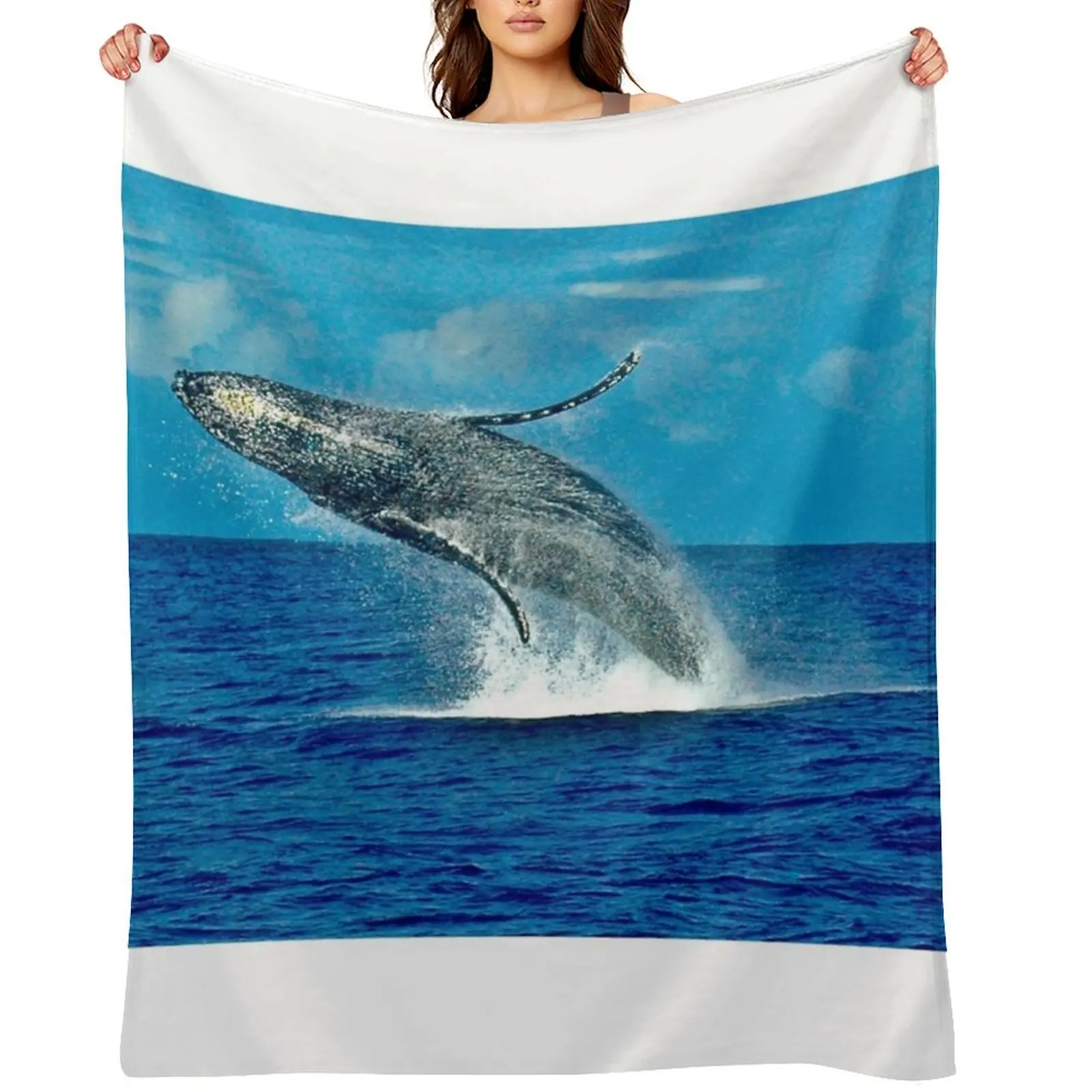 

Humpback Whale Throw Blanket christmas decoration Thins Loose Blankets For Baby Blankets
