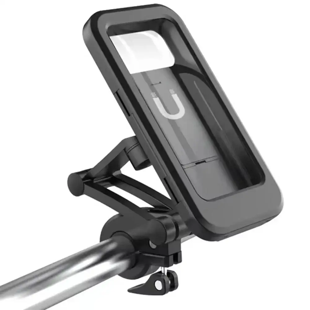 

Waterproof Phone Mount Motorcycle Phone Holder Stable Installation Waterproof Design 360 Degree Rotation For Motorcycles