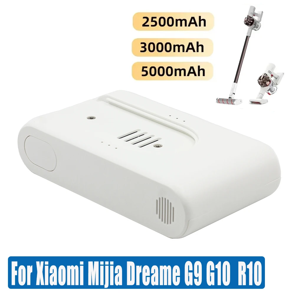 Batteria di ricambio per aspirapolvere senza fili Xiaomi e Mijia G10, 5000 mAh, 7S1P, batteria agli ioni di litio per aspirapolvere.