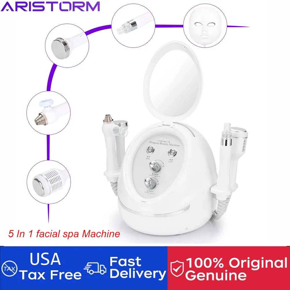 5 IN1 超音波ヘッドマシンスキンケアニキビ跡除去皮膚剥離 LED マスク