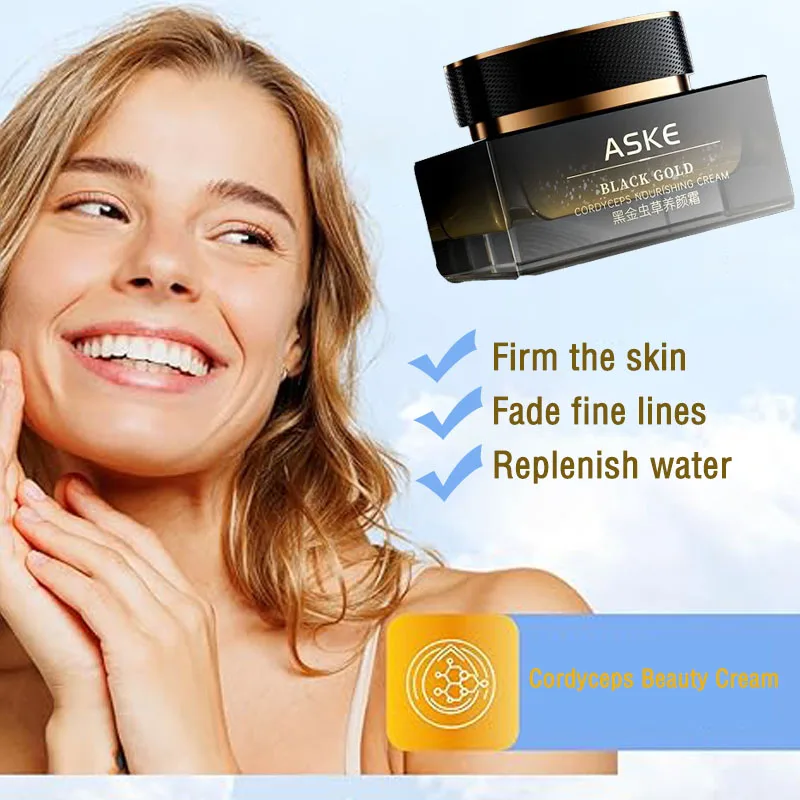 

Cordyceps Anti-Aging Cream Reduce Wrinkles Brighten Skin Hydrating Firming Face Moisturizer for Even Skin Tone and Radiance