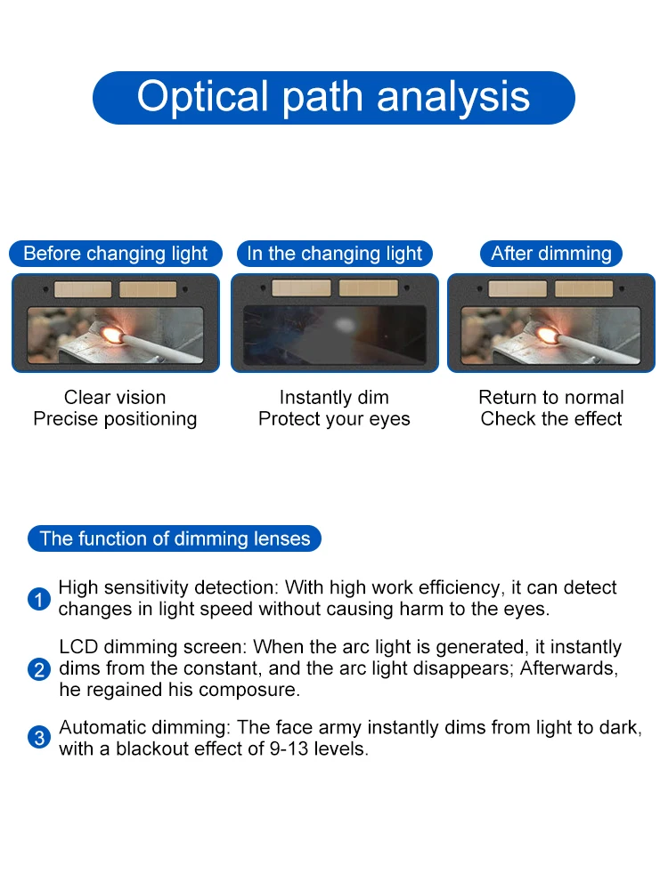 Automatyczne przyciemnianie ściemnianie okulary spawalnicze przeciwodblaskowe okulary do spawania łukiem argonowym spawacz gogle ochronne narzędzia