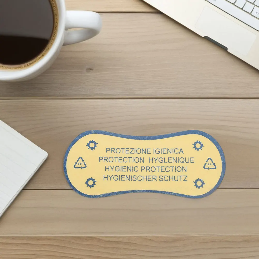 

70Pcs PVC Self-Adhesive Stickers Swimsuit Lingerie Protection Easy Apply Remove Clean Try-on Area Swimsuit Warning Labels