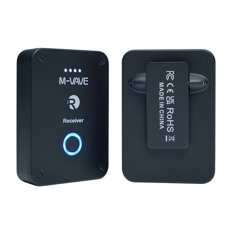 M-VAVE WP-9 سماعة لاسلكية رصد 2.4G قابلة للشحن جهاز ريسيفر استقبال وإرسال حجم دعم أحادية ستيريو كتم وظيفة جزء