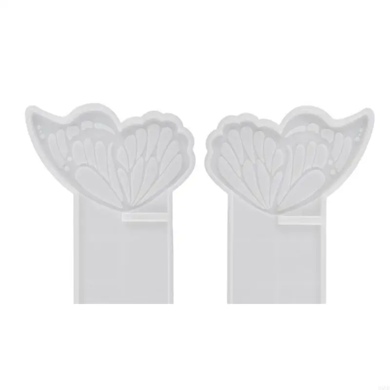 

85LF Creative Silicone Butterfly Bookshelf Resin Mold Unique Bookrack Ornament Mould Artistic Book Rack Making Molds