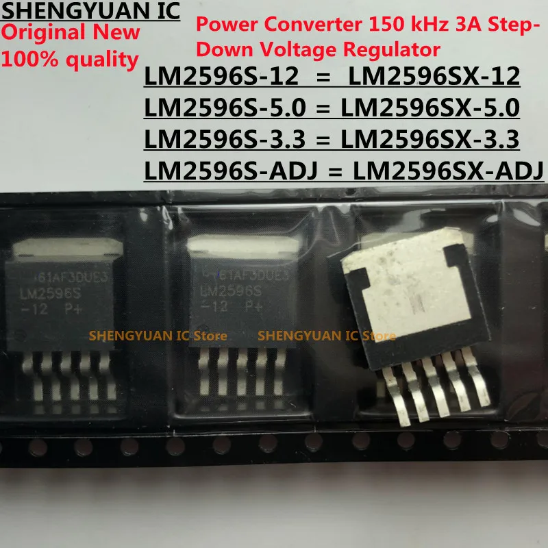 5pcs LM2596S LM2596S-12 LM2596SX-12 LM2596S-3.3 LM2596SX-3.3 LM2596S-ADJ LM2596SX-ADJ LM2596S-5.0 LM2596SX-5.0 100% New original