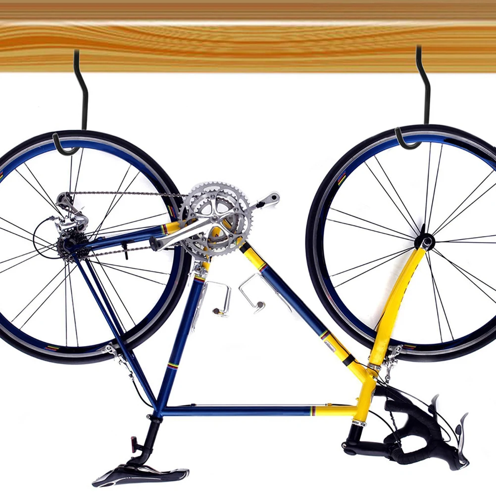 

4 Sets Wall Hooks Heavy Duty Bike Hanger Storage Bolts Mountain Road Fitness Kids Bicycles Tools Furniture Vertical Space