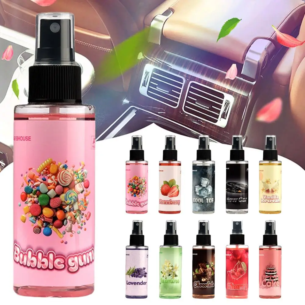 

No Alcohol Car fragrance Spray 100ml air freshener purification air deodorization diffuser bathroom D6V1