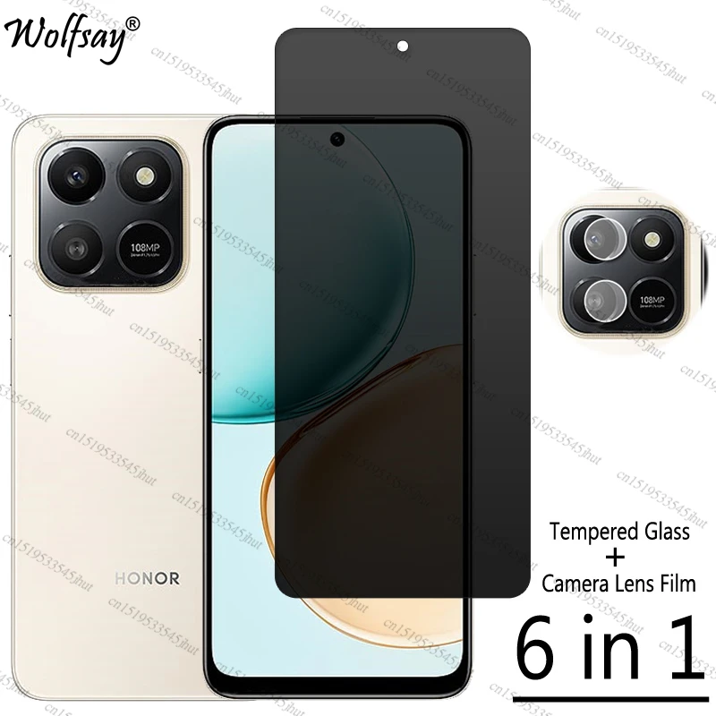 

Privacy Screen Protector For Honor X7d Anti-Spy Tempered Glass Honor X7d 4G Camera Lens Film Glass For Honor X7d Glass 6.77 inch