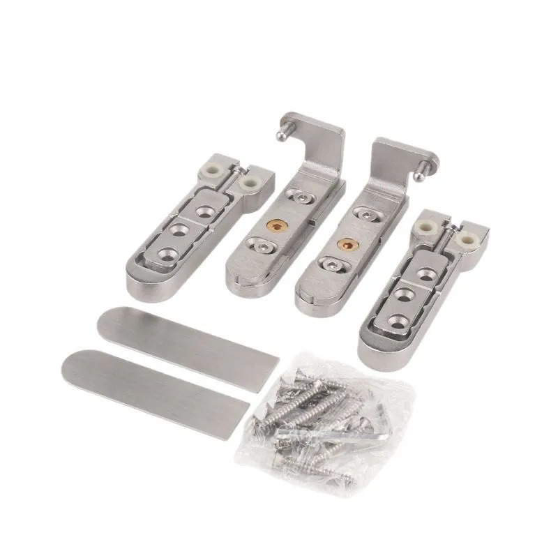 Stainless Steel Invisible Hidden Hinge Pivot Top Bottom Axis 3D Adjustable Heavy Duty Door Concealed Hinge