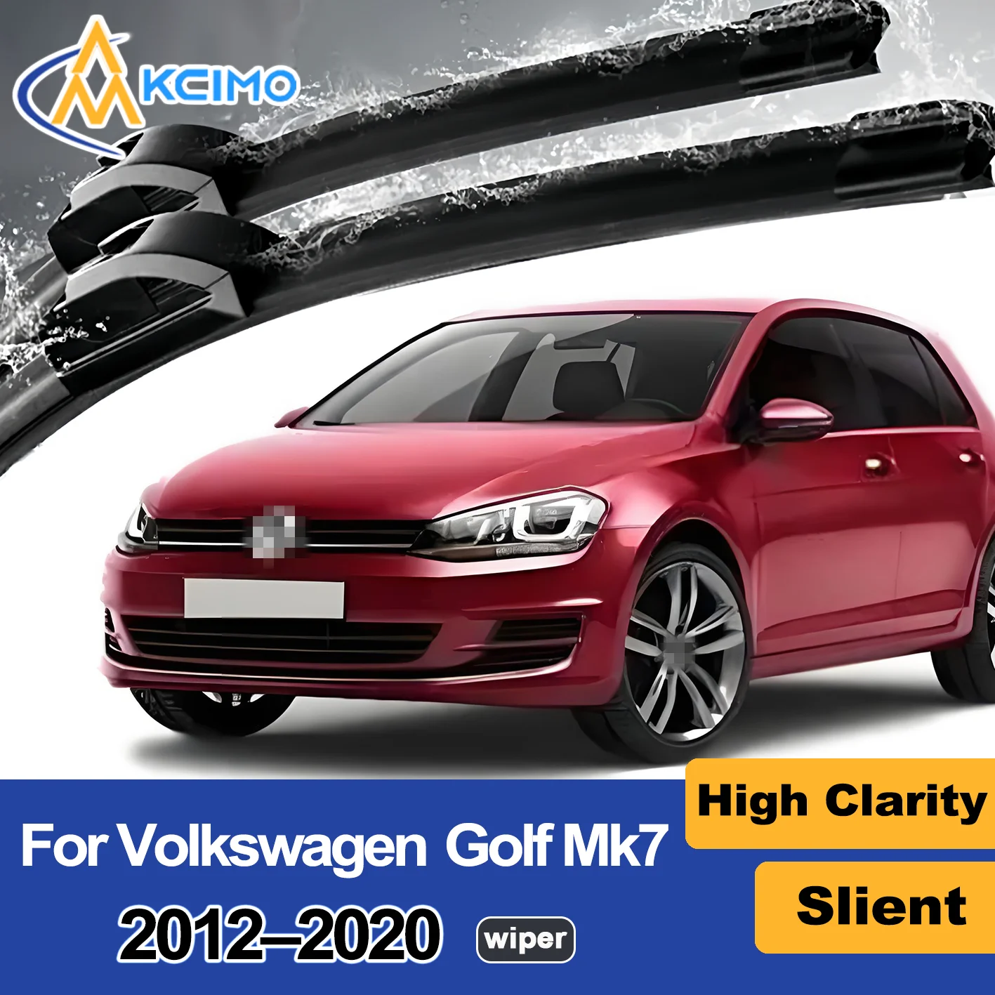 

2PCS New Front Windshield Wiper Blade for Volkswagen Golf Mk7 2012-2020 Front Windshield Auto Wipers Blade Accessories 2020 2019