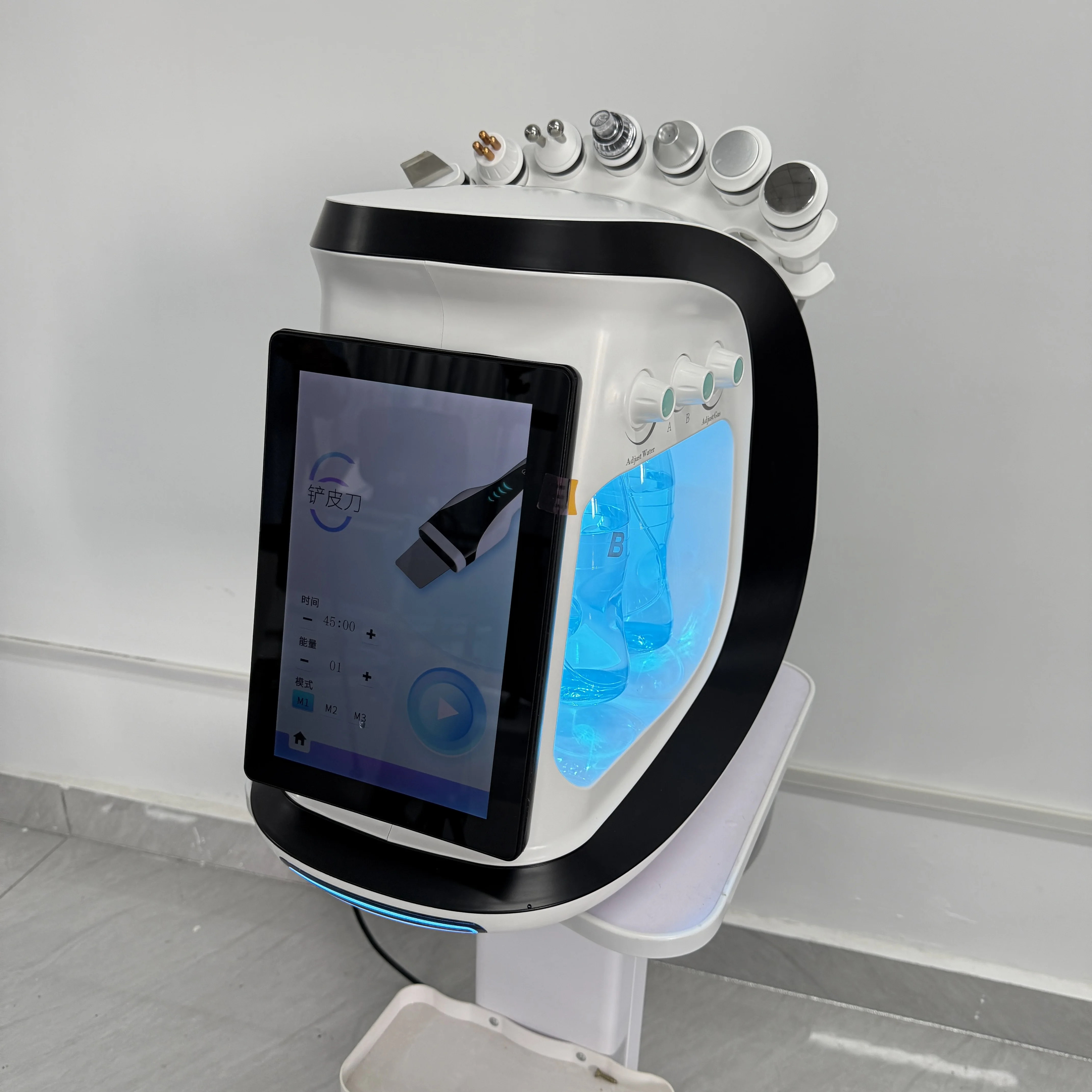 آلة الفقاعات المكتبية 7 في 1 - تقشير وتبييض المسام وتخفيف الاحمرار والعناية بالبشرة الاحترافية المضادة للشيخوخة #3