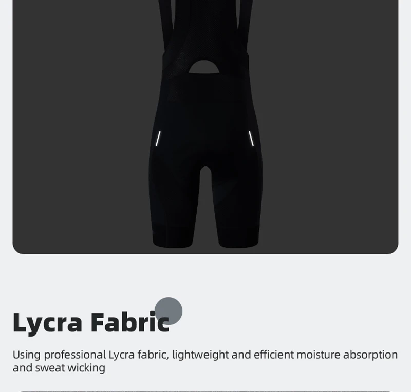 YKYW Elastic Interface Herren Radsport-Trägerhose, Sommer, atmungsaktiv, Fahrrad-Shorts, 7-Stunden-Reiten, Fahrrad-Trägerhose, Outdoor-Bekleidung – Detail 10