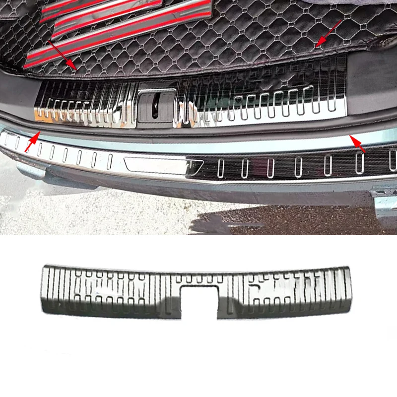 

FIT FOR Jaecoo J7 2024 2025 2026 Stainless steel Rear Trunk Inside Bumper Protector cover sill guard Trim 1PC