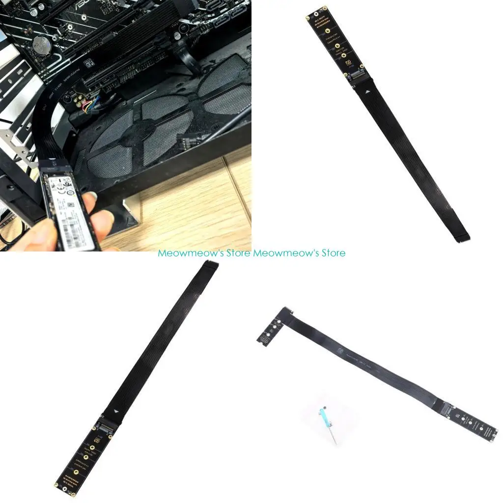 

W91A M.2 NVMe Solid States Drives Risers Card Support M.2 PCIE Extender Card