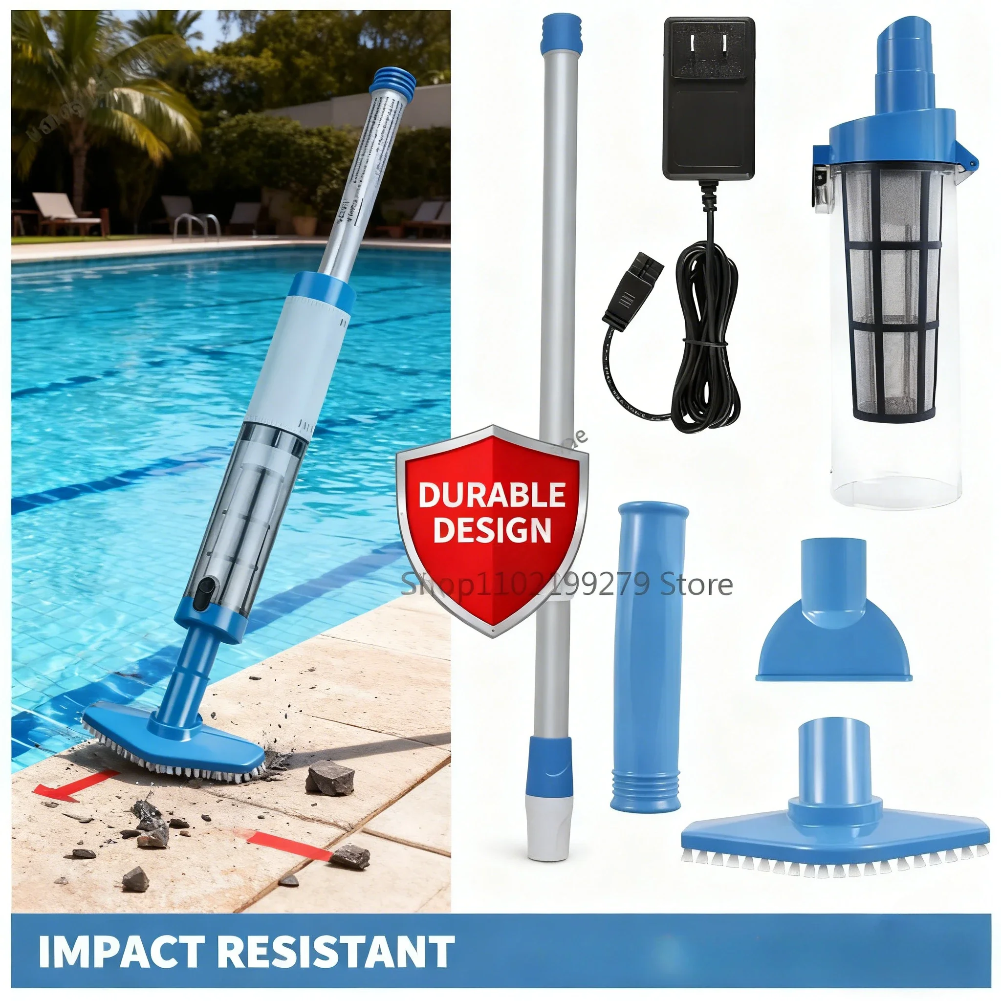 

НОВЫЙ пылесос для бассейна, перезаряжаемый бассейн, аквариум, ручной беспроводной спа, гидромассажные ванны, портативный