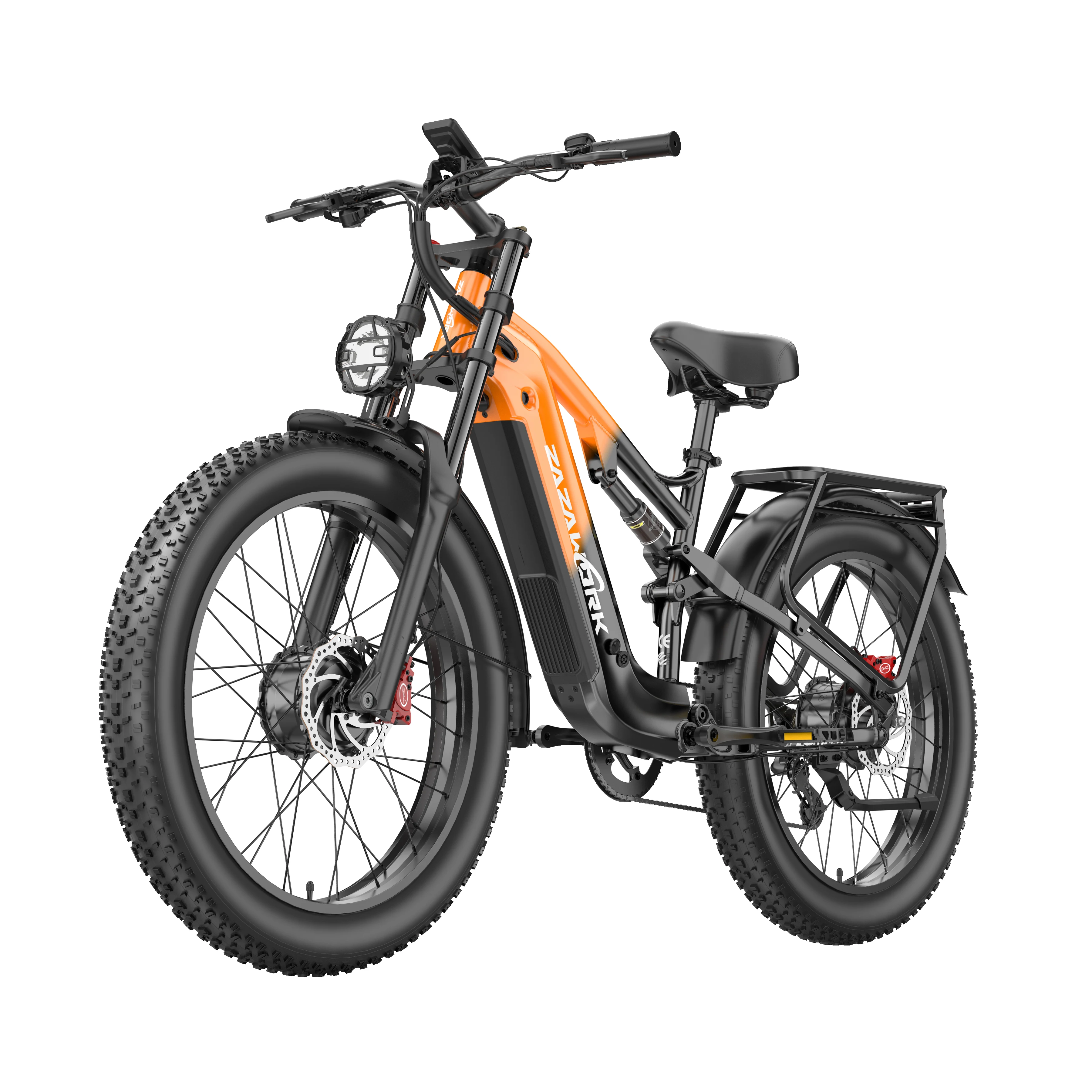 ZAZAWORK CF26 MAX Elektrofahrrad für Erwachsene, All-Terrain, 48V25AH Akku, 26*4,0 Zoll breite Reifen, E-Bike