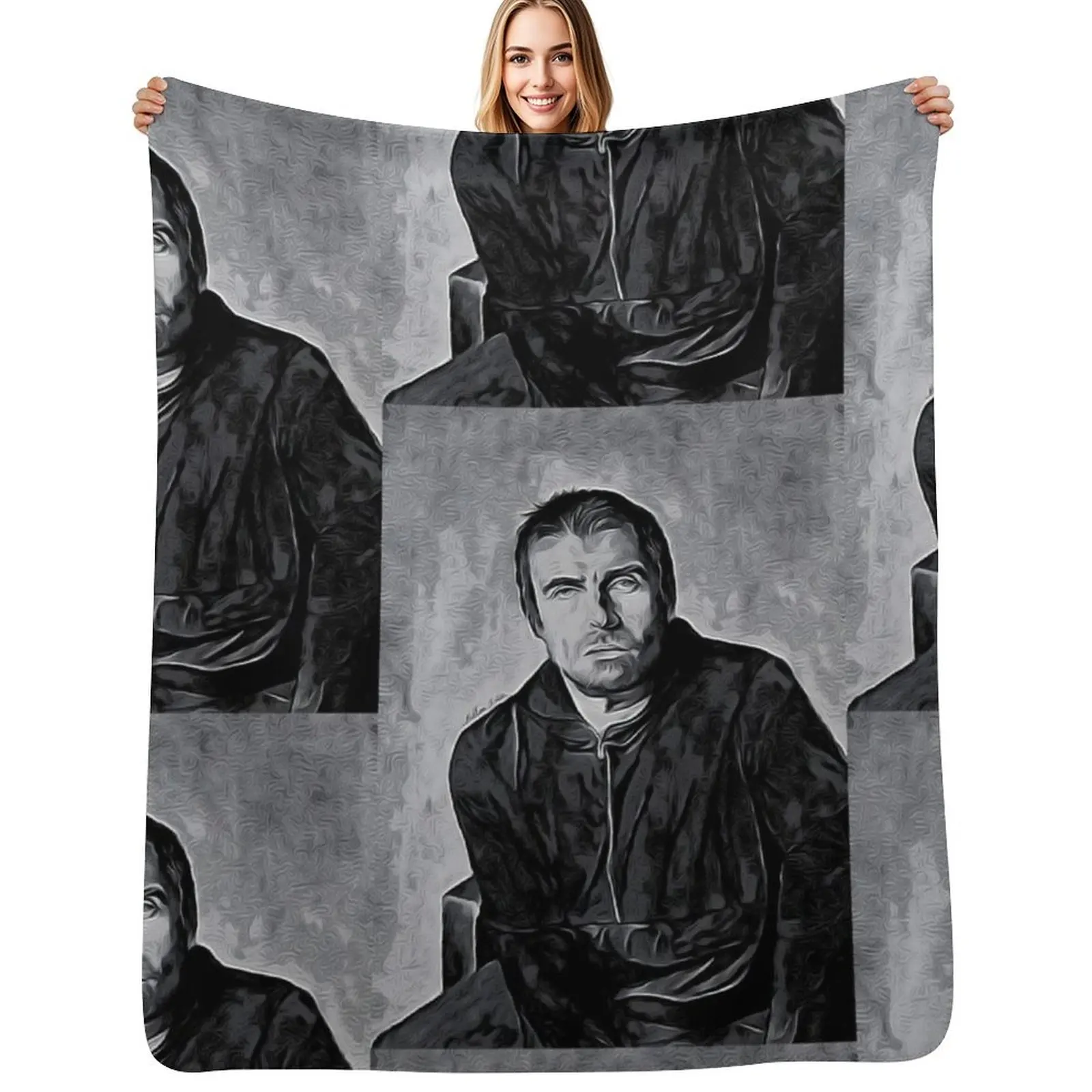 Liam Gallagher Throw Blanket All Season Soft Lightweight Blanket for Home