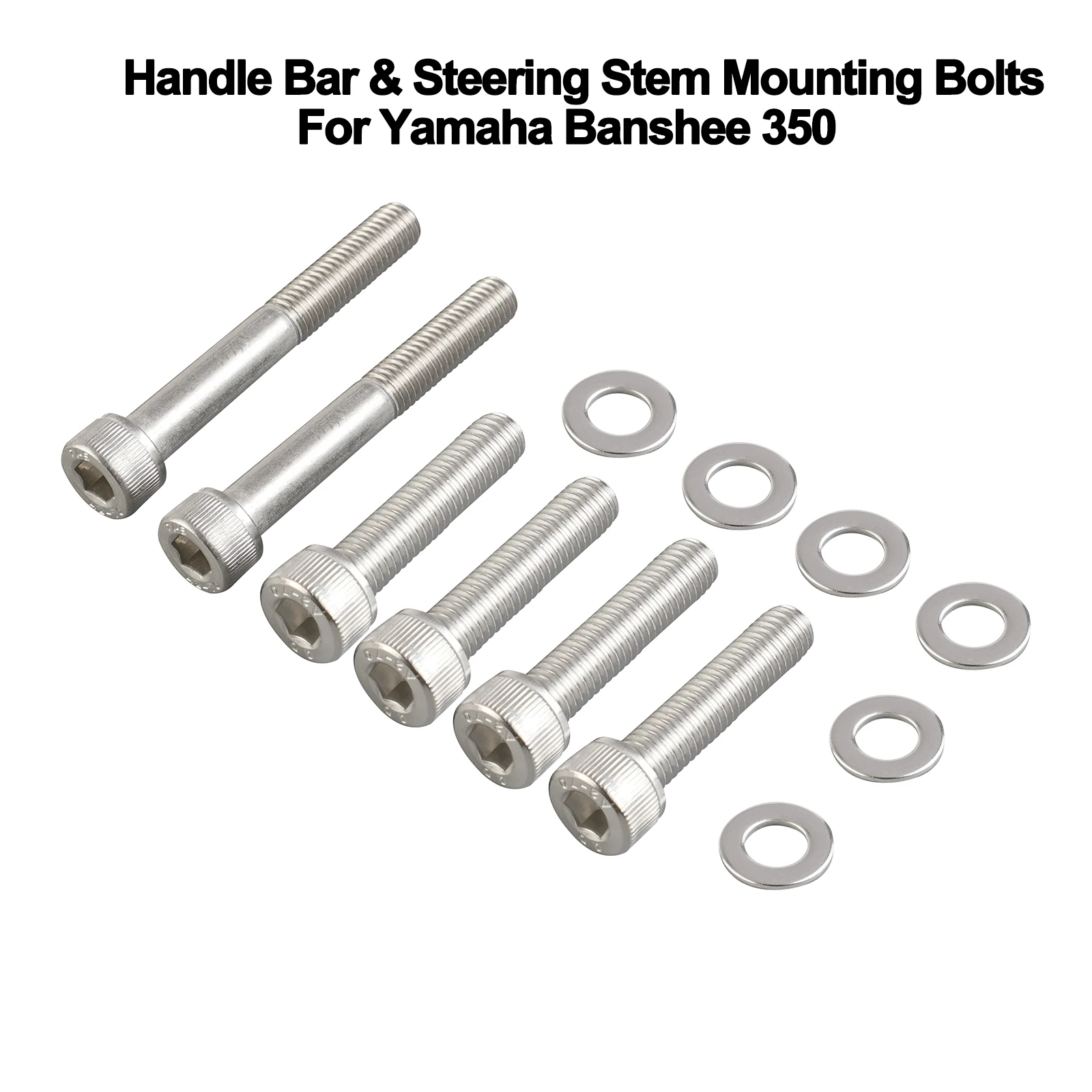 

ATV Handle Bar & Steering Stem Mounting Bolts Set For Yamaha Banshee 350 YFZ350 350 YFZ 1987-2006 YFZ350SE 2005-2006 Accessories