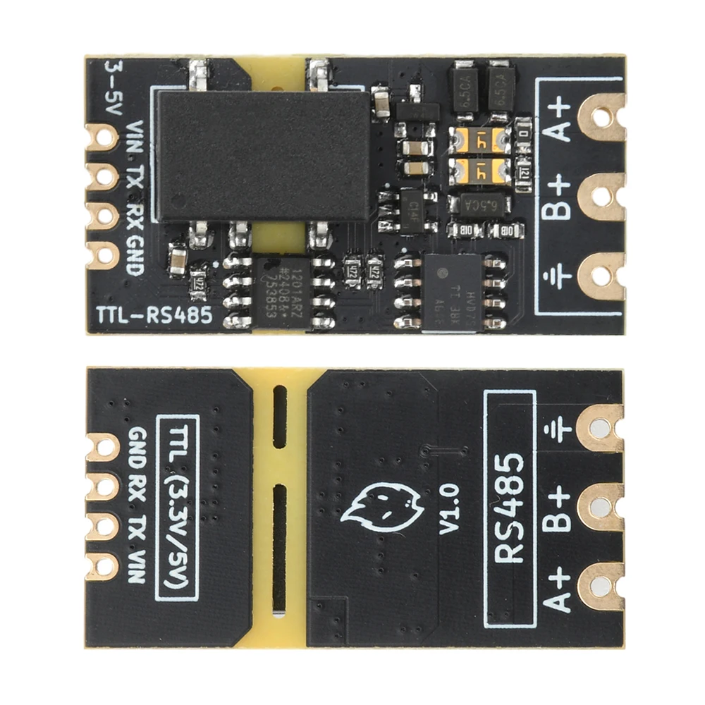 Module de carte de niveau isolé TTL vers RS485, Module série de Communication haute vitesse 2Mbps Compatible avec DC 3.3/5V