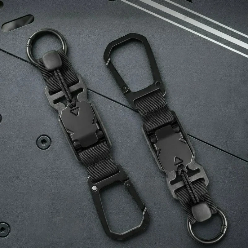 Magnetic Buckle Keychain Phone Holder Quick Release for Backpack Shoulder Strap