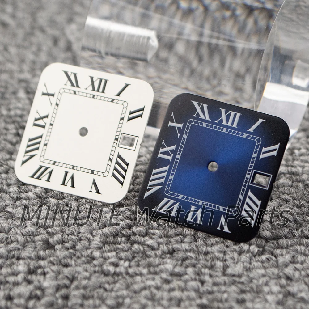 Santos NH35 Dial Hands Pointers Mod Parts Fit NH35/NH36/4R/7S26 Movement 27mm Square Watch Face Needles Repair Tools Accessories