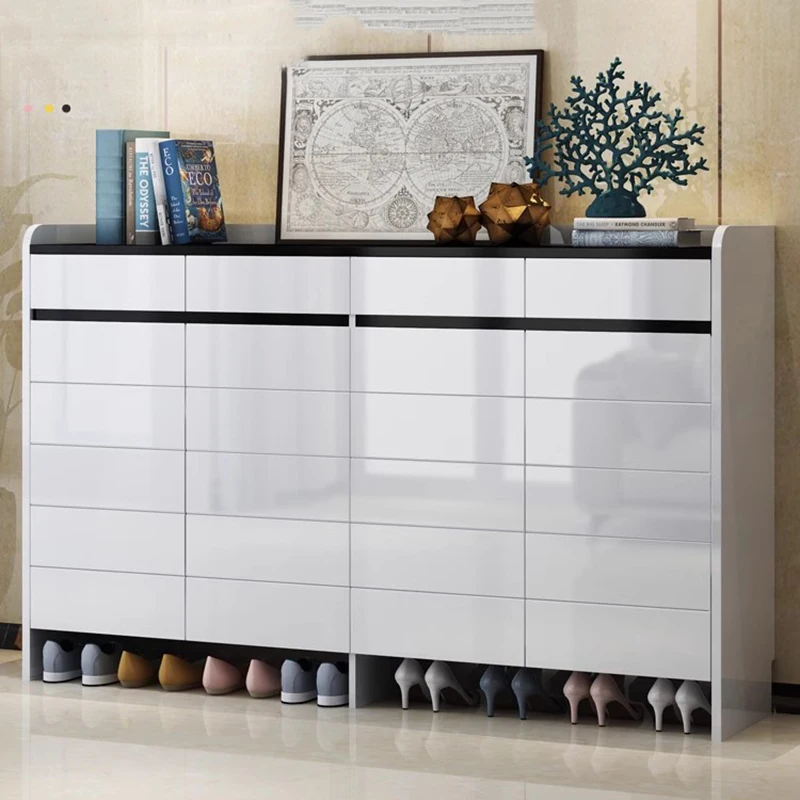 

Modern Storage System Shoe Cabinet Closed Rack Armoires De Salon Shoe Cabinet Space Saving Muebles Para El Hogar Furniture