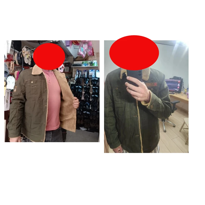 DIMUSI الشتاء سترة رجالي العسكرية الصوف المعاطف الدافئة الذكور الفراء طوق الجيش التكتيكية الطيار سترة Jaqueta Masculina الملابس #4