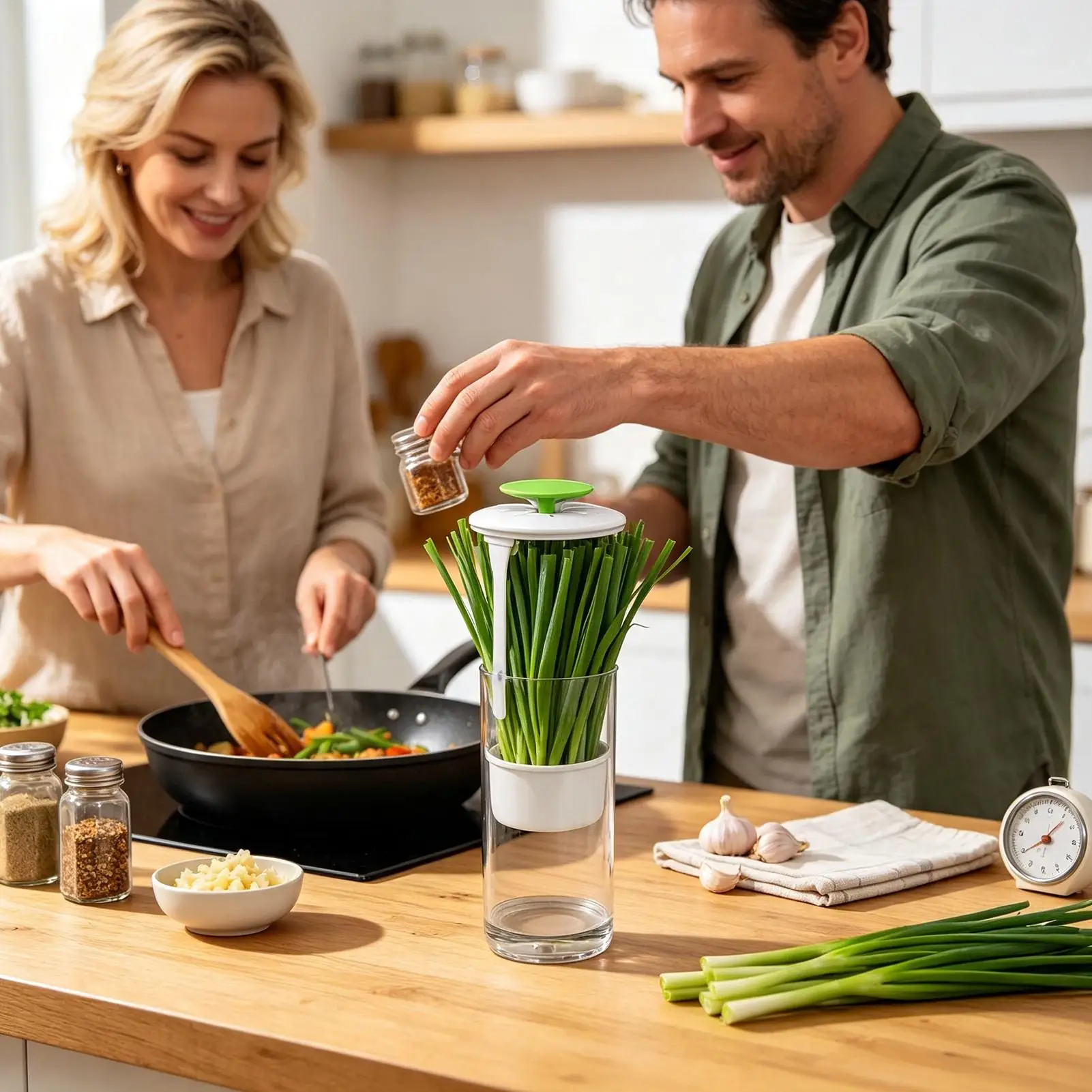 Vegetable Keeper Humidity Control 2-3 Weeks Freshness Keeping Box Fridge Greens Vegetable Preserver For Cilantro Basil Daily