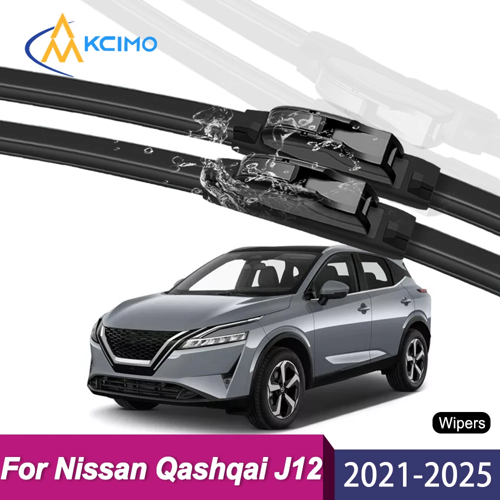 

Streak-Free Windshield Wipers for Nissan Qashqai J12 2021-2025, Quick Install All-Weather Wipers
