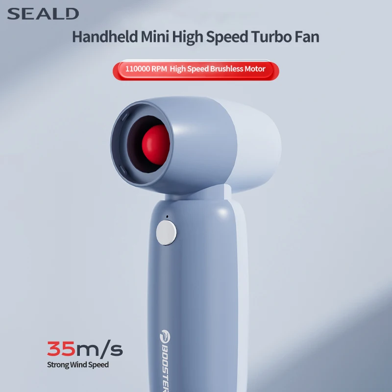 W02 Violent Fan High Speed Turbofan with High Volume Air Type-C Charging Handheld Outdoor Car Fan blow dry