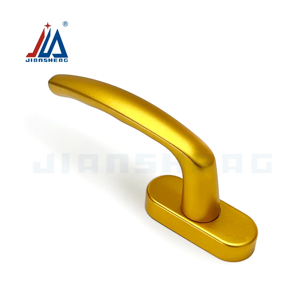 مقبض نافذة ألومنيوم على الطراز الإيطالي - تصميم مريح، لمسة نهائية مؤكسدة، قفل آمن لأبواب/نافذ من الألومنيوم