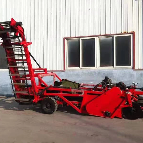 Automatic Vegetating Root Digger Harvester Low Damage Web Conveyor Belt for Mass Crop Field Harvesting Farm Tractor Implement