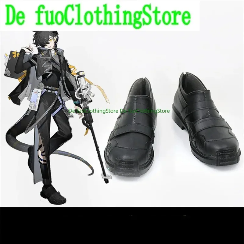 Defuo corroserum arknights cosplay sapatos botas jogo anime jogo rpg festa de halloween adereços sapatos botas