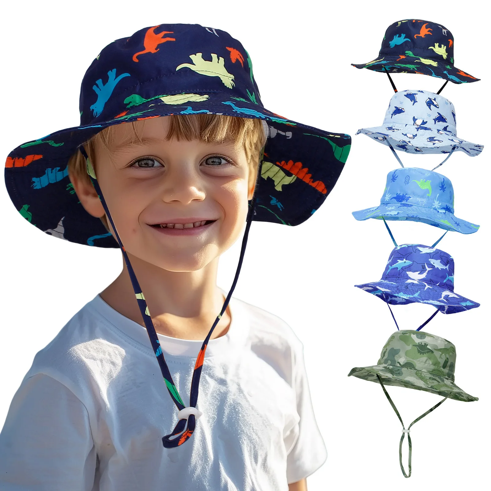 

6M-3Y Digital Printing Children's Fisherman Cap