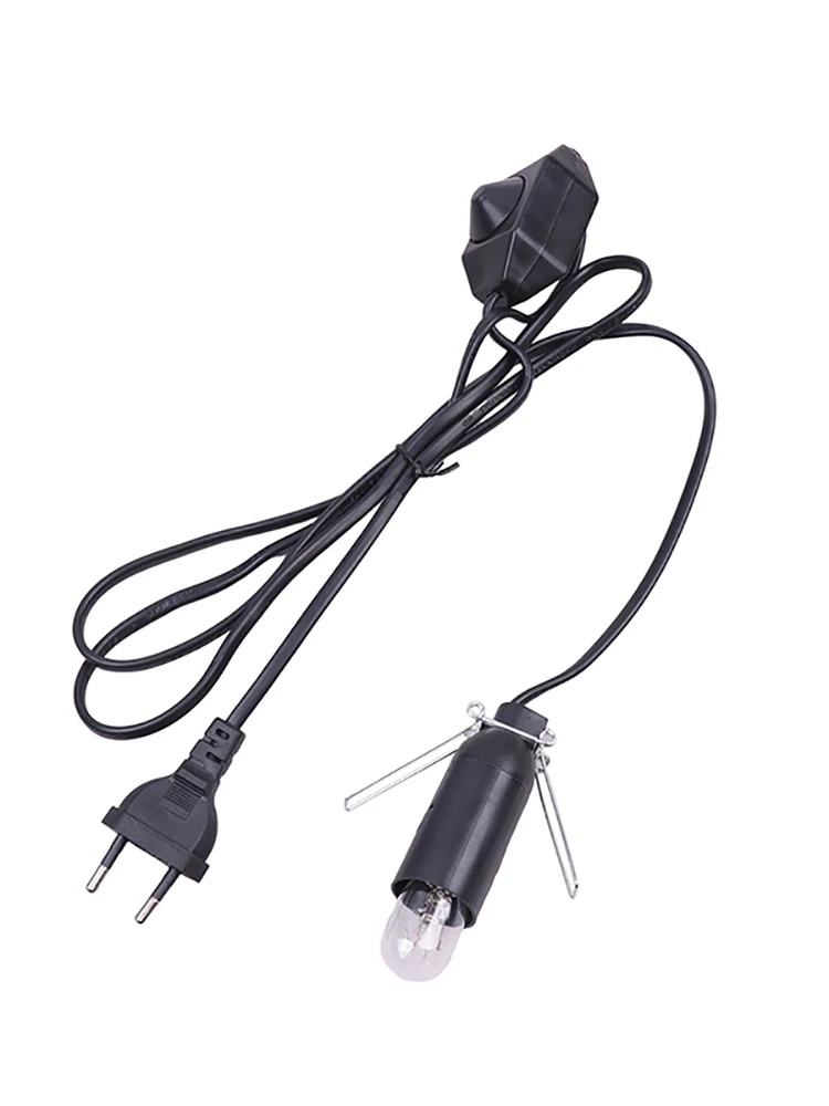 Câble d'alimentation E14 E12 avec variateur et interrupteur marche/arrêt, cordon de prise pour lampe en lave salée, 1.5M