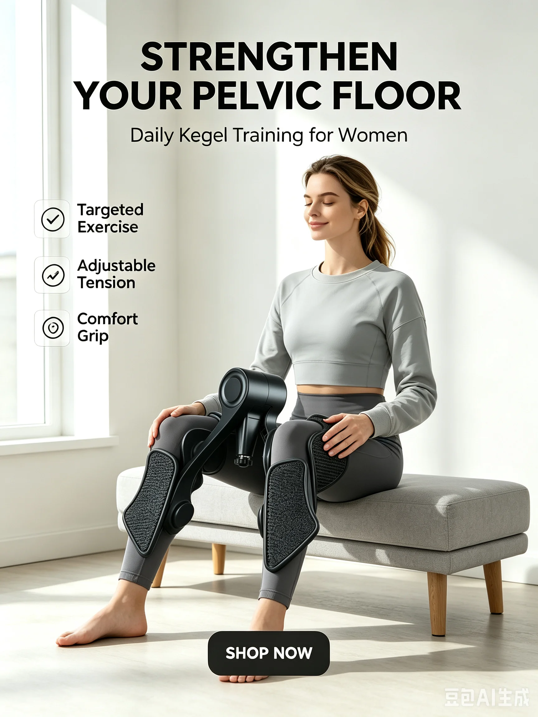 Fitness Equipment Home Exercise Pelvis Pelvic Muscle Trainer Buttock Equipments For Men Floor Exerciser - Strengthen