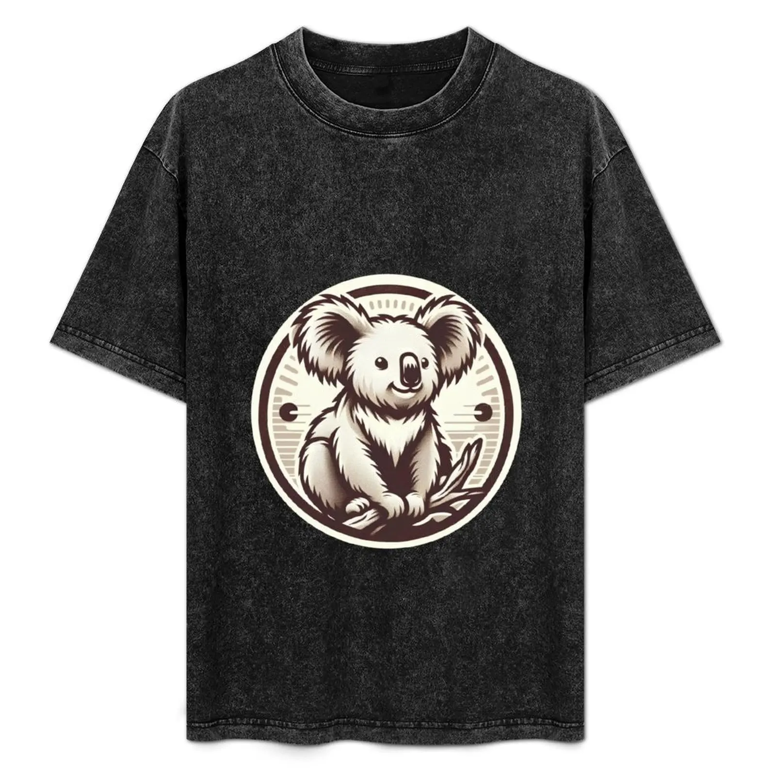 

Cute koala T-Shirt Classic Print Short Sleeve Shirt