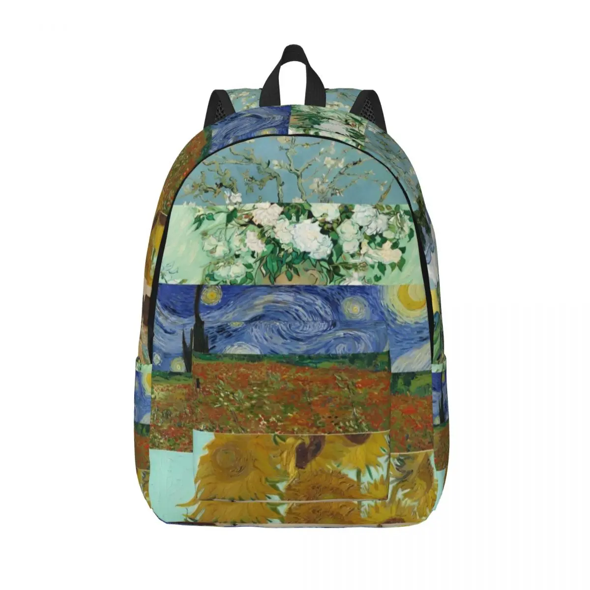 Van Gogh Art Oil Paintings Backpack for Men Women School Business Daypack Sunflowers Starry Night Laptop Canvas Bags Durable