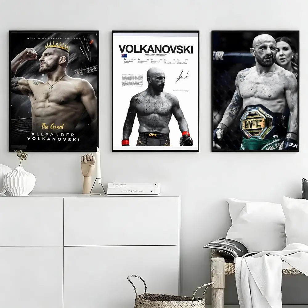 A-Alexander Volkanovski Poster High-quality vintage prints & posters for home, bar, cafe, aesthetic wall art.