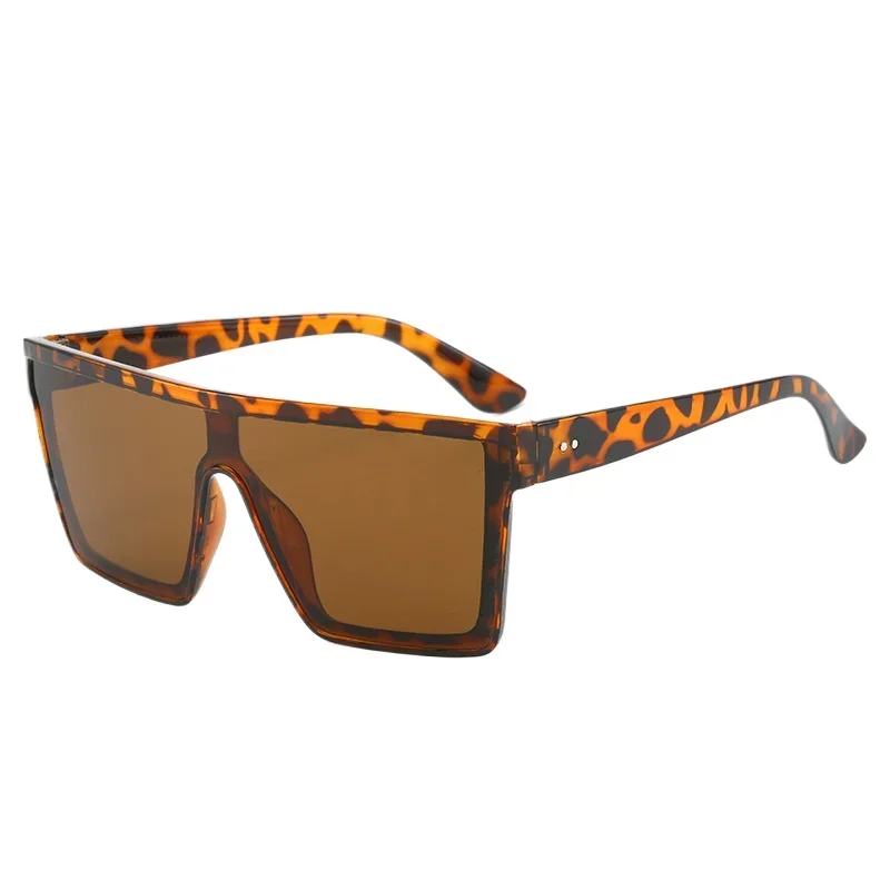 Gafas de sol cuadradas con gradiente para mujer y hombre, diseño clásico Retro a la moda, gafas de sol grandes para conducir en verano, gafas UV400