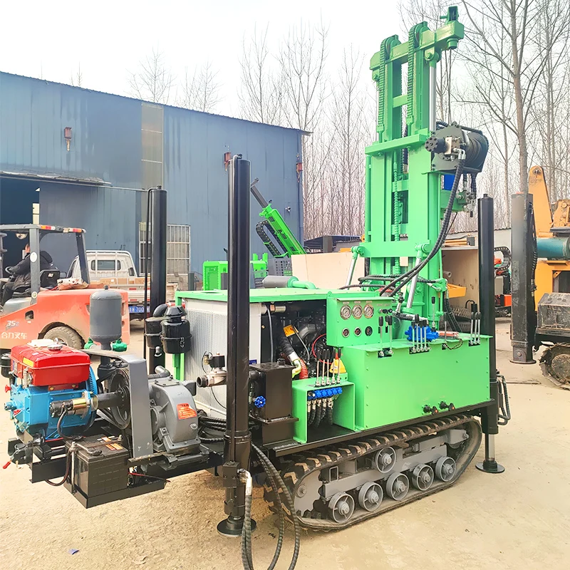 Индивидуальная портативная гусеничная установка для бурения водяных скважин с глубиной 150 м и 160 м, цена