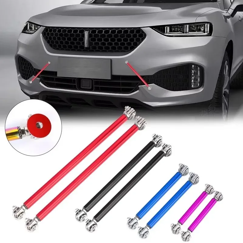Applicable to universal support rods and lip fastener separators for automotive front bumper assemblies.