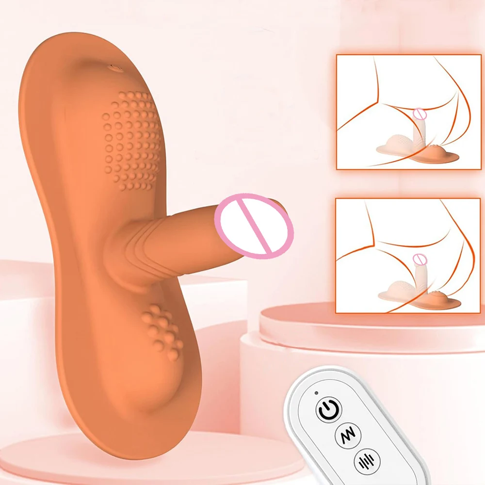 Consolador vibrador grande para sentarse y montar con 10 modos de vibración, Control remoto, estimulador de punto G Anal y clítoris, juguete sexual para adultos para mujeres y hombres