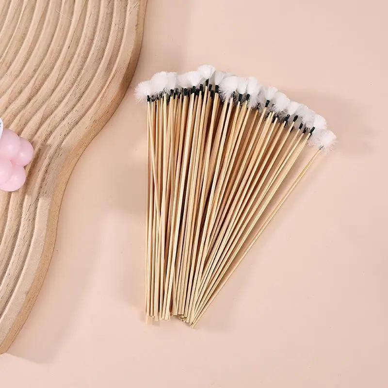 5Pcs Bamboo Ear Cleaning Tools Goose Hair Ear Wax Removal Kit Cleaner Non Slip Handle Ear Picker Cleaning Tools Travel Supply