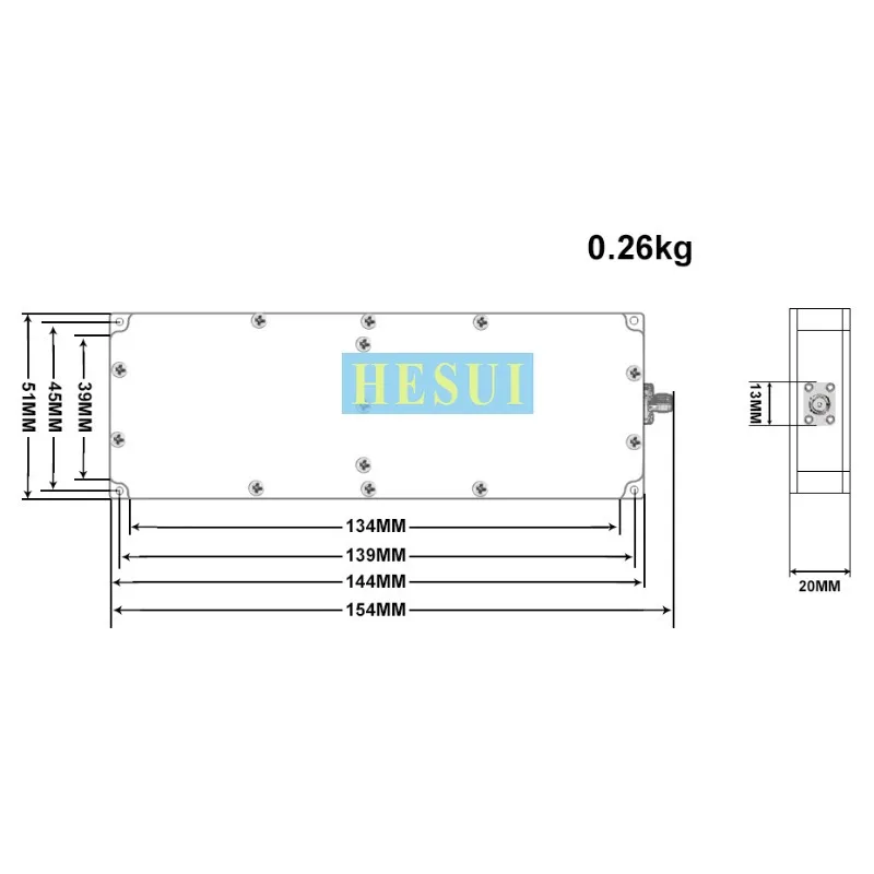 30W RF power amplifier 2.4G module