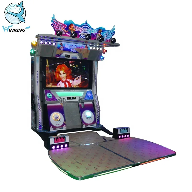 Hot sale amusement pump it up coin operated music vending simulator arcade dancing game machine Dance Day